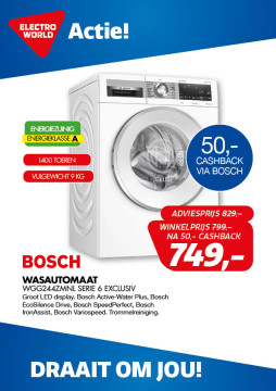 Bosch Wasautomaat WGG244ZMNL Serie 6 EXCLUSIV