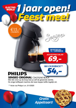 Philips Senseo Original 54,- euro