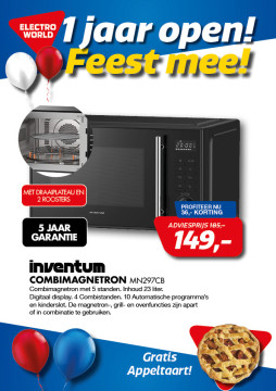 Inventum COMBImagnetron 149,- euro