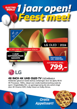 LG 48 INCH 4K UHD OLED TV 799,-